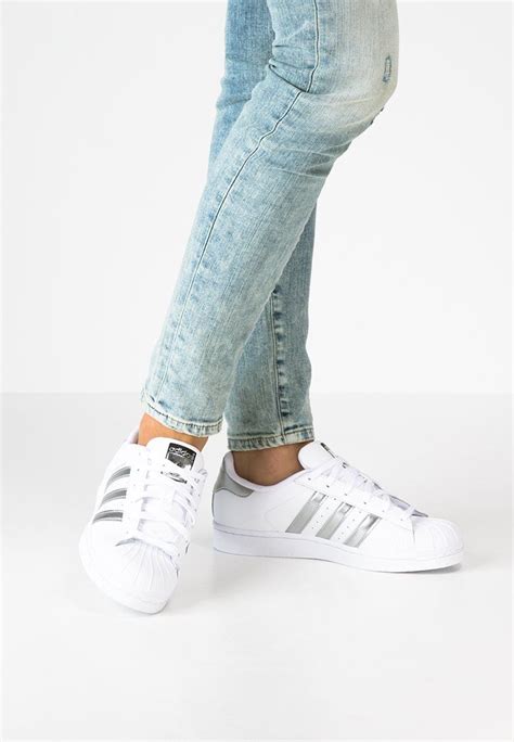 adidas superstar zilver wit heren|Adidas Superstar broek.